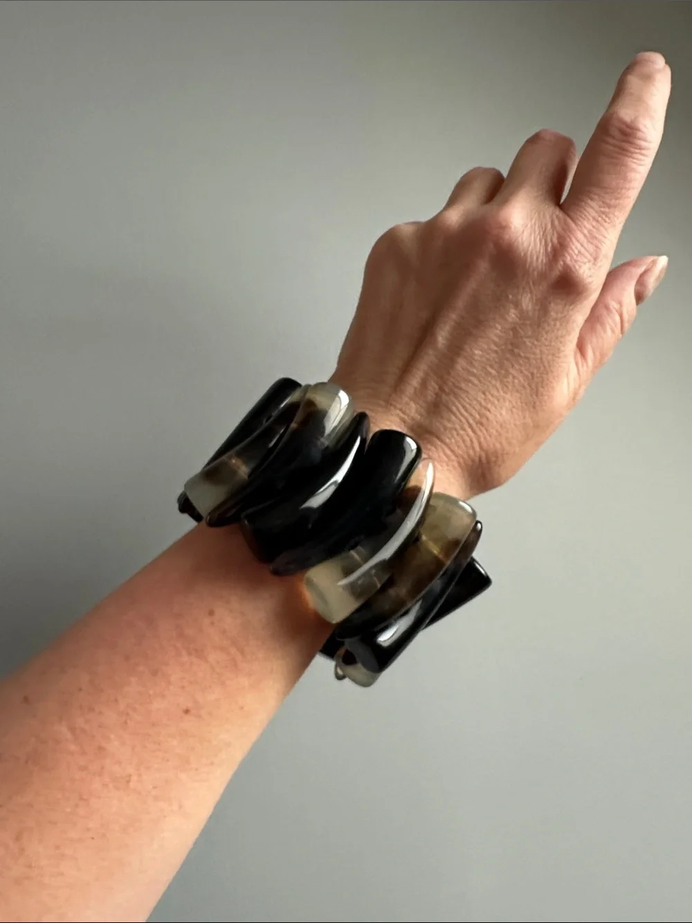 Bold Tusk Statement Bracelet